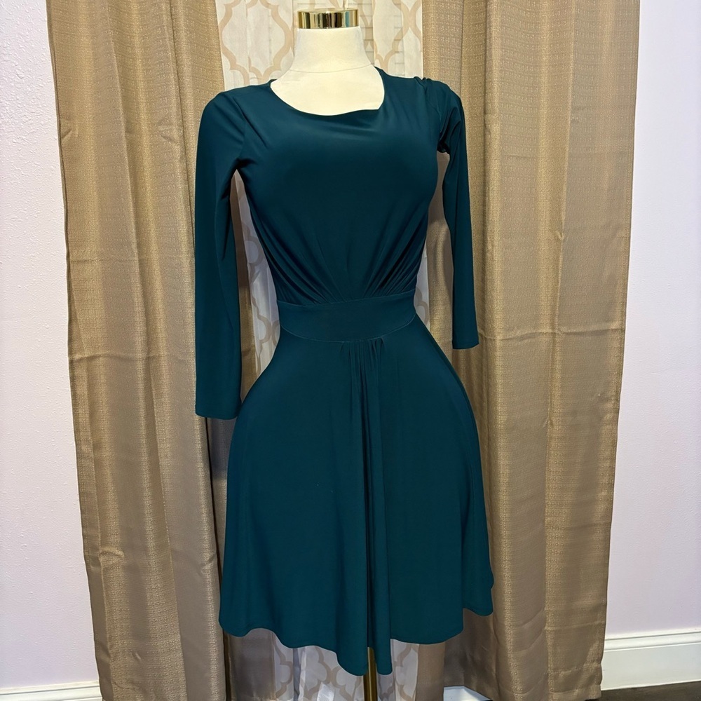 Elegant Teal Dress